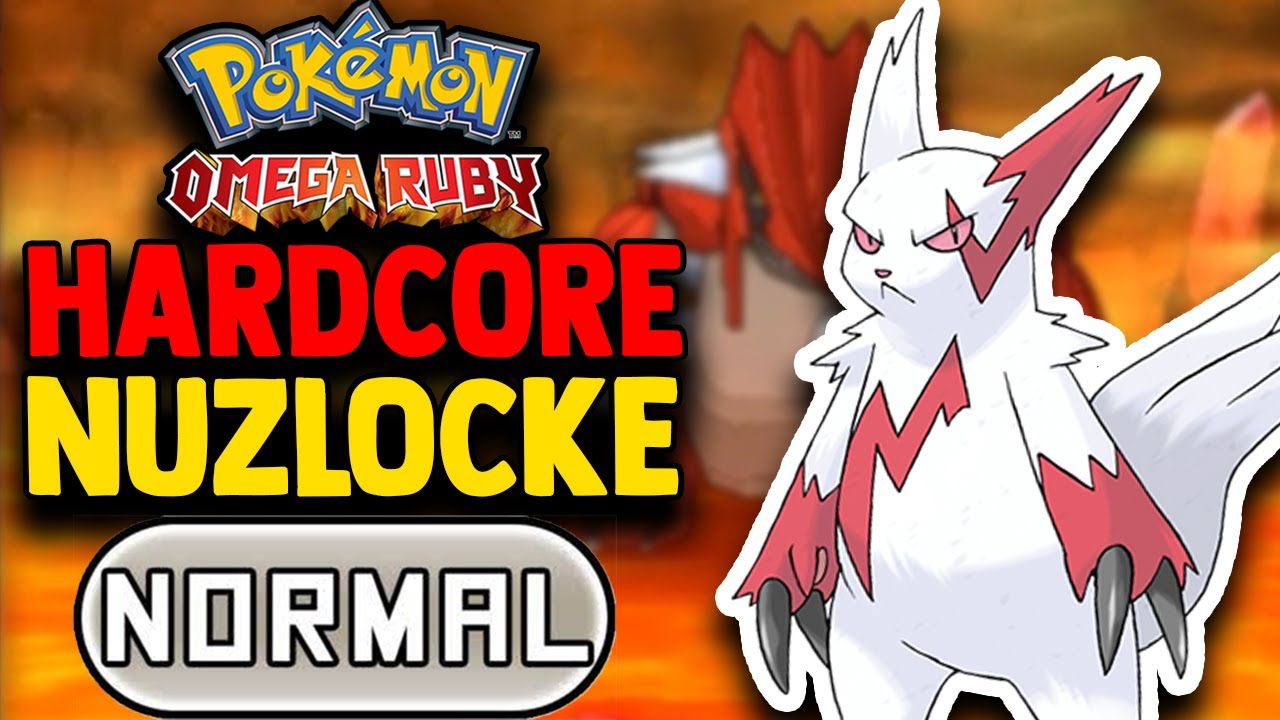 Pokemon Omega Ruby Hardcore Nuzlocke — ТОЛЬКО обычный тип (без предметов, без повышения уровня)