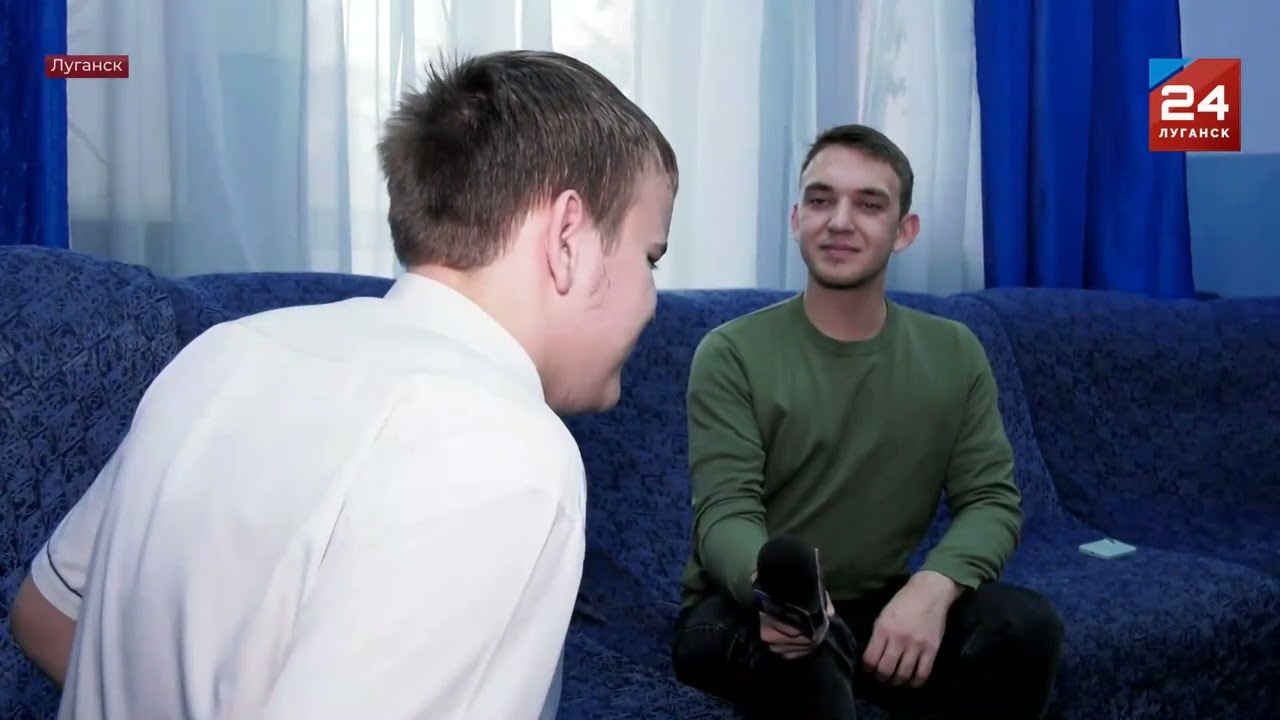 Серёжа Колчер — Момент из эфира Луганск-24