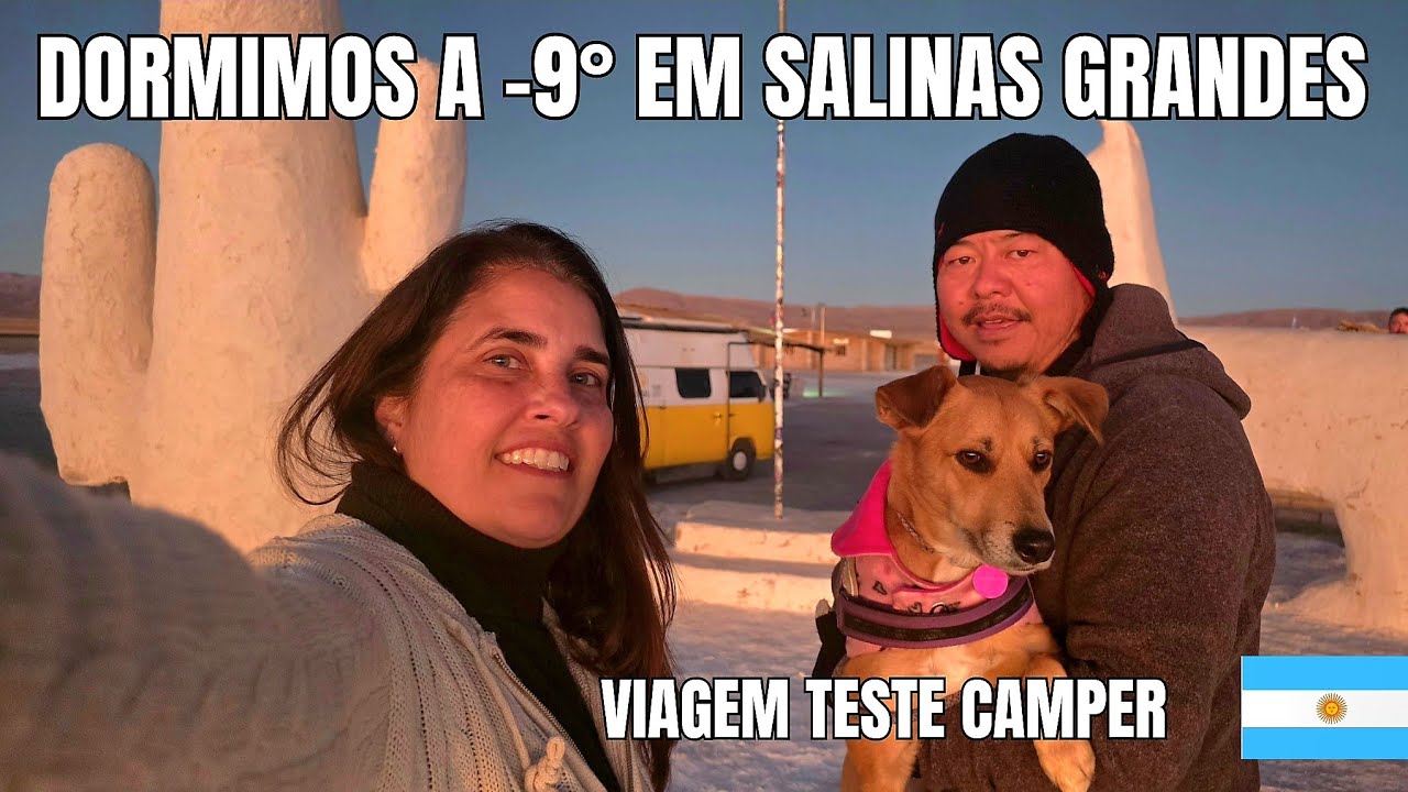 VINTAJANDO 39 - Viagem teste CAMPER - PURMAMARCA / SALINAS GRANDES / HORNOCAL - Noite congelante