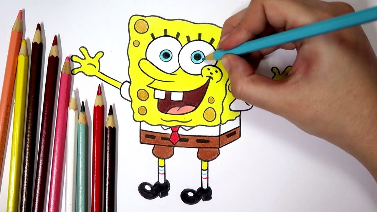 COMO DESENHAR o Bob Esponja | Passo a passo