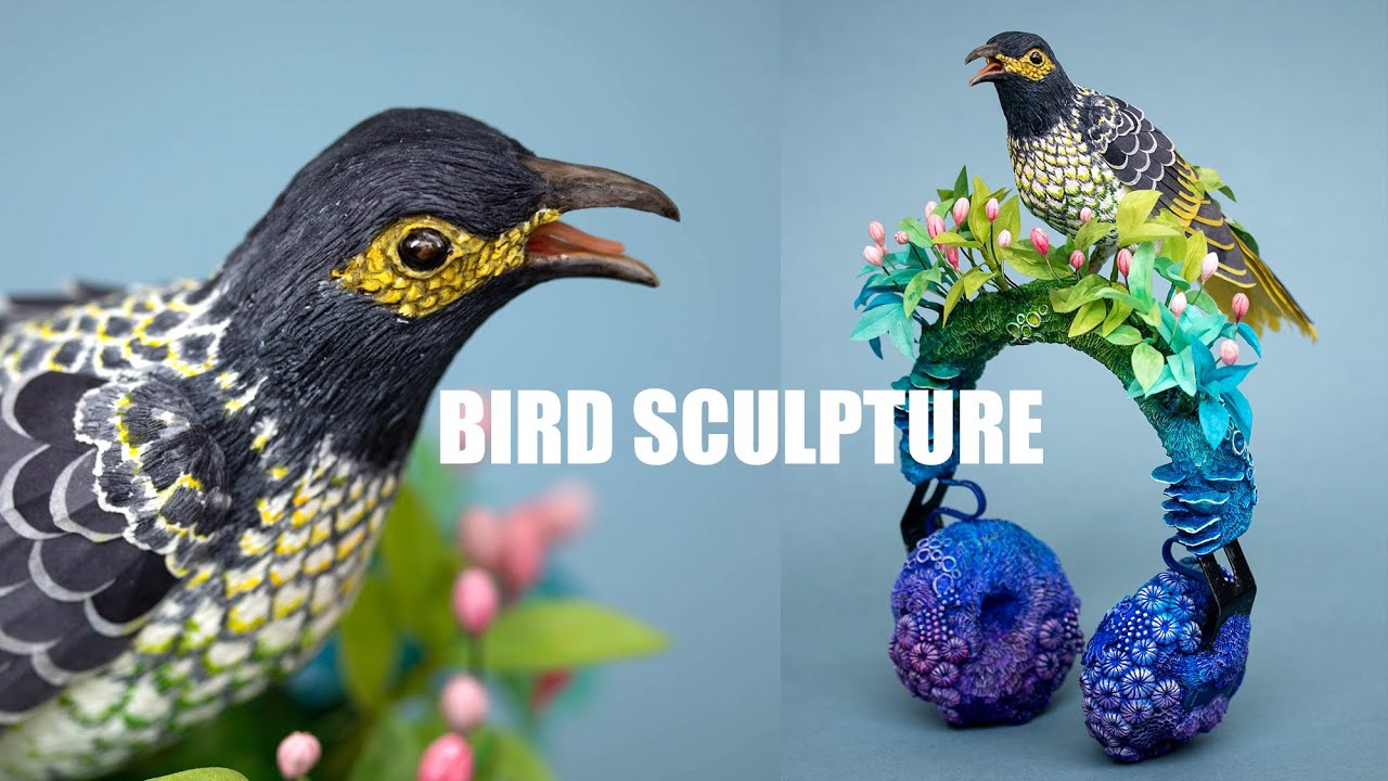 SCULPTING ON HEADPHONES - Losing My Song Culture - Bird Sculpture - Thoughts and Process