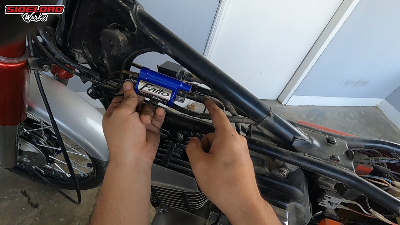 Suzuki X4 - Faito 7400 racing ignition coil at separate CDI