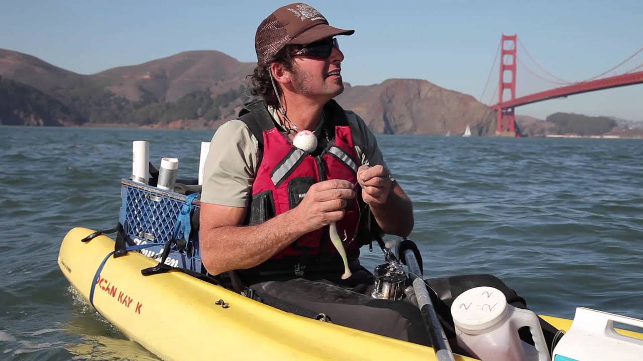 Ocean kayak fishing in San Francisco: Crissy Field to Baker Beach