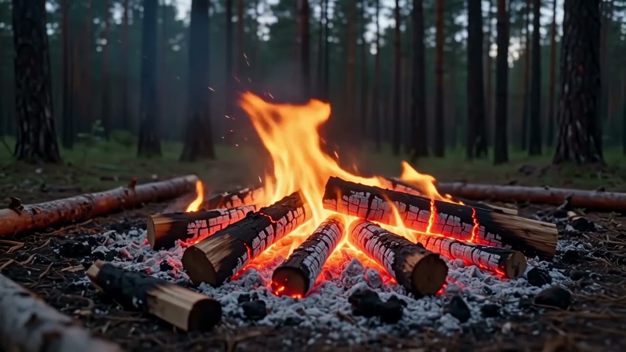 불멍 3시간 🔥 장작 타는 소리 | 힐링 수면 ASMR | 캠프파이어