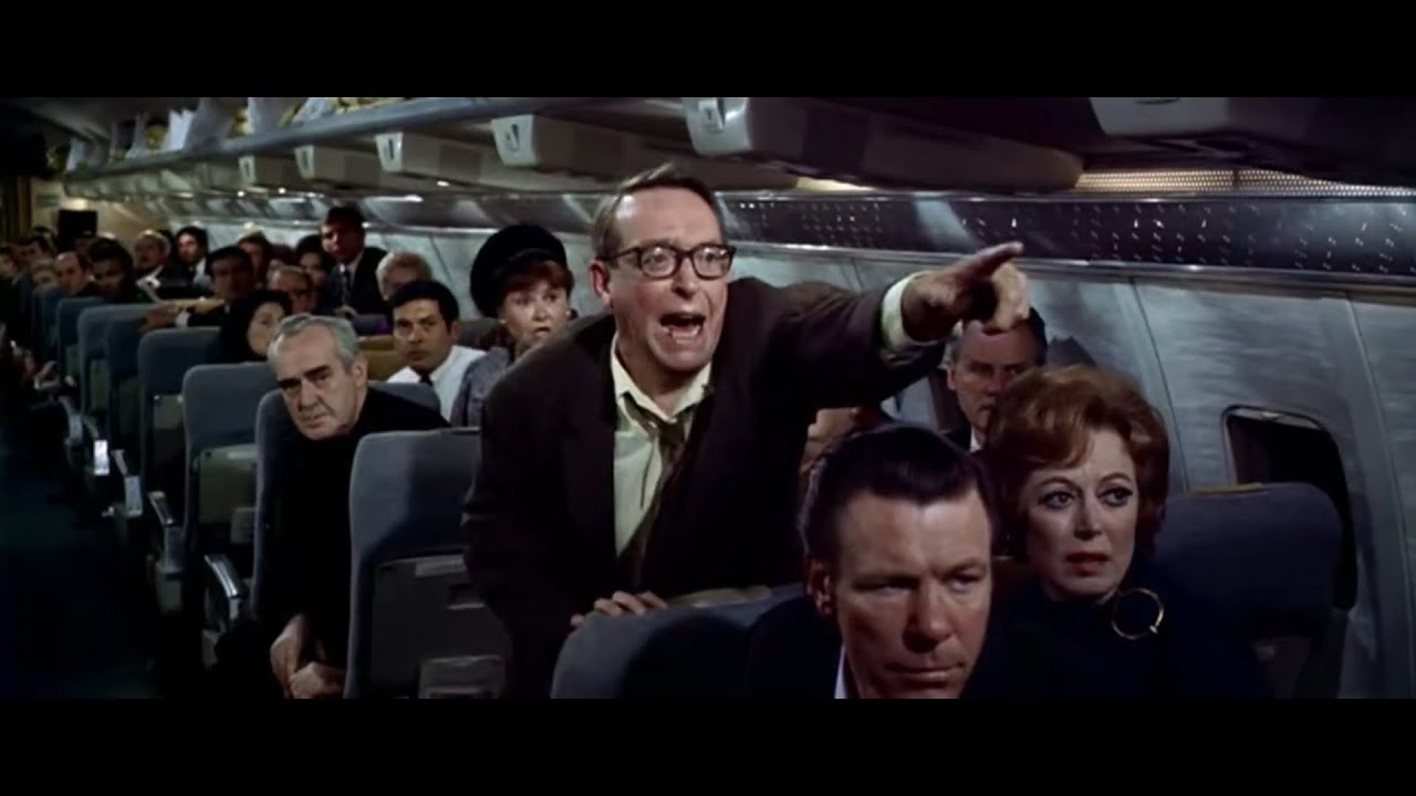 Airport (1970) but only the Man in Seat 21D