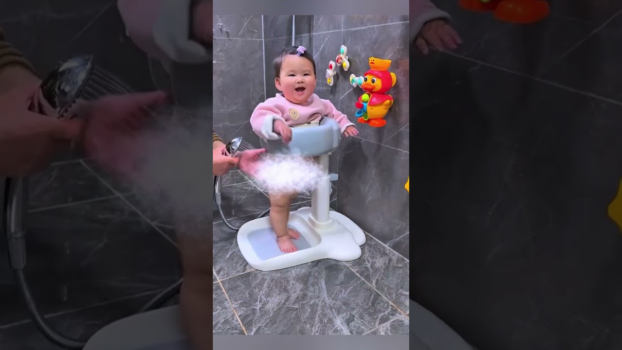 ✅ How to bathe a baby safely at home - Duck-Shaped Non Slip Baby Bath Rack Stand (# 2442)