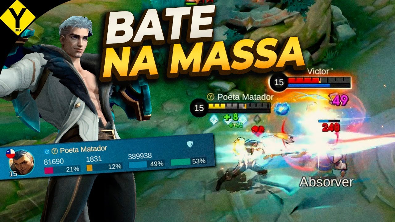 TANKEI QUASE 400 MIL DE DANO NESSA PARTIDA! - Fredrinn Gameplay | Mobile Legends