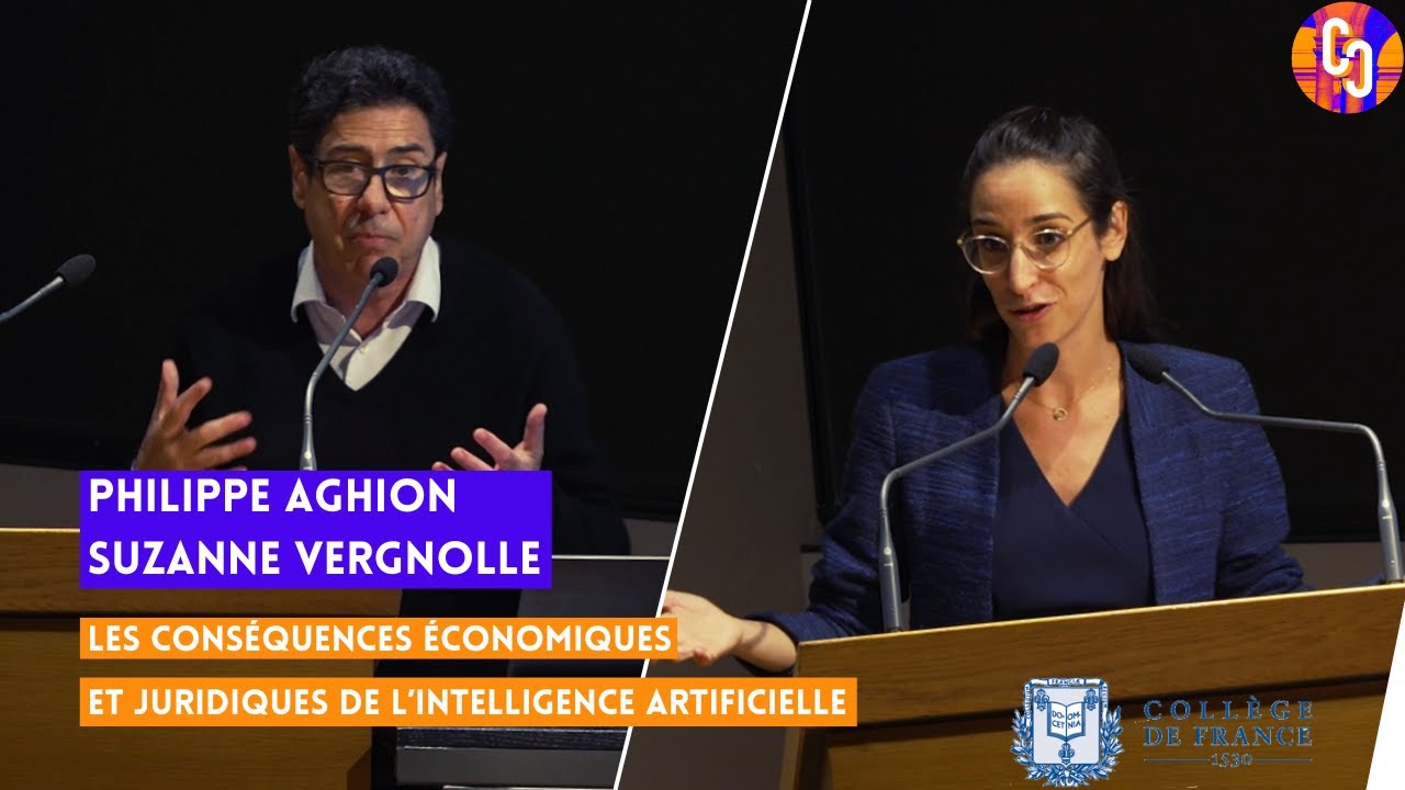 L'IA et ses défis (Partie 1) - Philippe Aghion (économiste) et Suzanne Vergnolle (juriste)