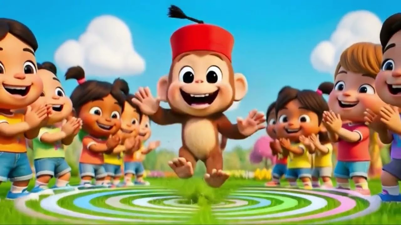 Ek Chotu Bandar |  बंदर मामा | Funny Kids Rhyme in Hindi | IshuVerse Kids Channel