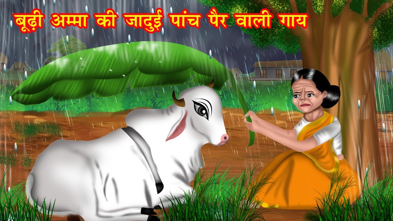 बूढ़ी अम्मा की जादुई पांच पैर वाली गाय | jadui panch per wali gaay | Jadui Kahaniya | Moral story