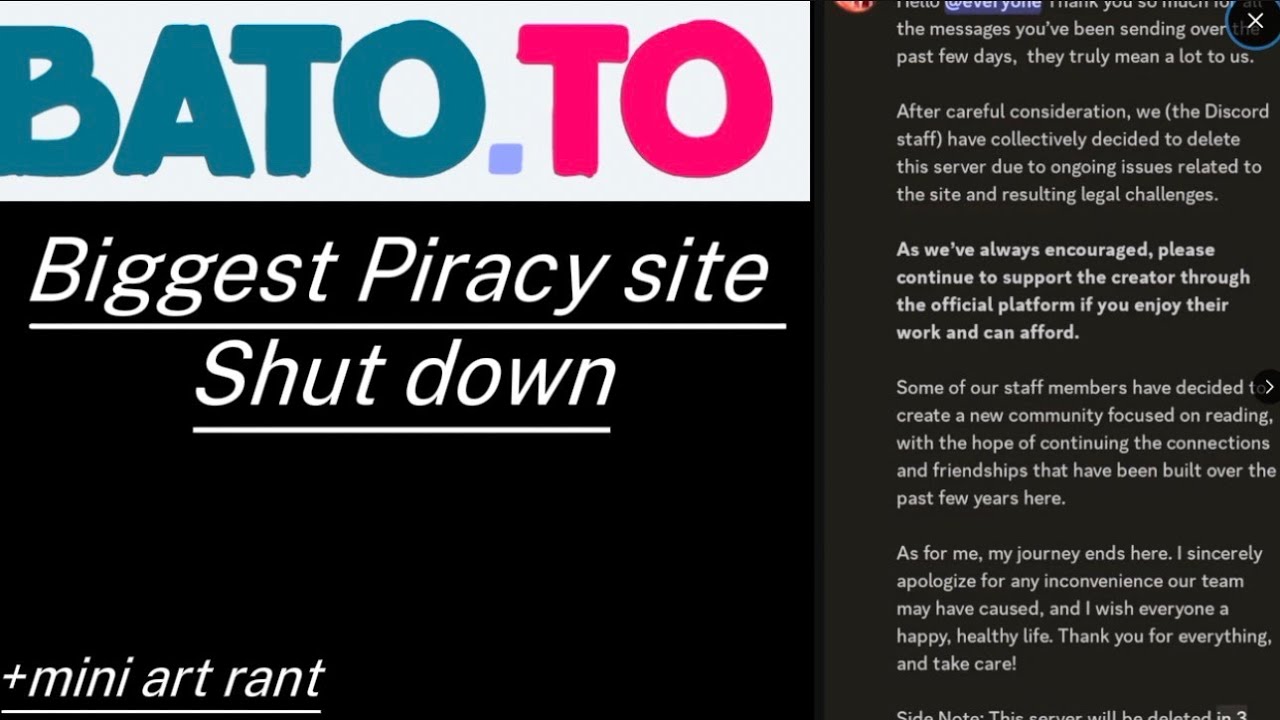 BATO.TO SHUT DOWN?? |last discord message and art rant|