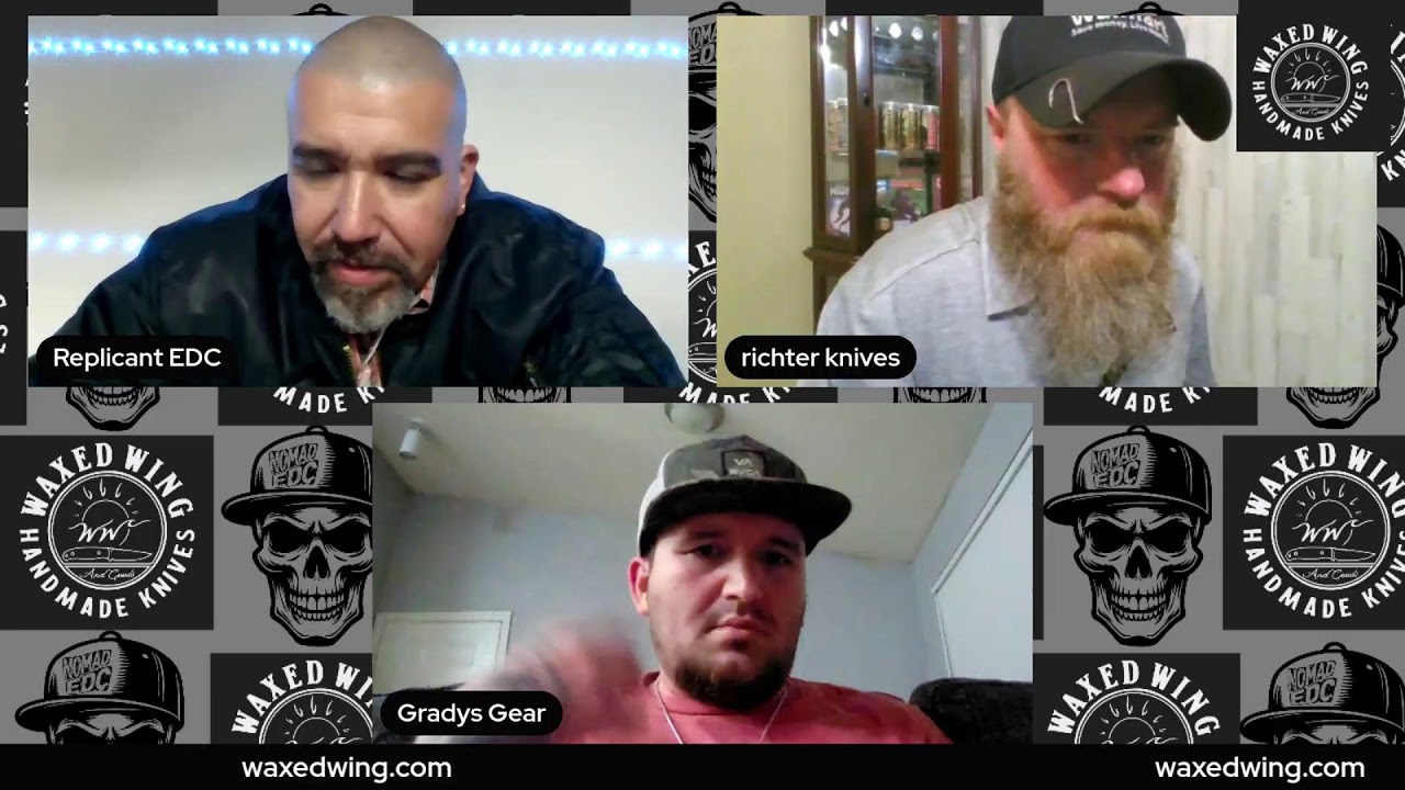 NOMAD EDC EPISODE 10 WITH SPECIAL GUEST, TREVOR FROM WAXED WING HANDMADE KNIVES!