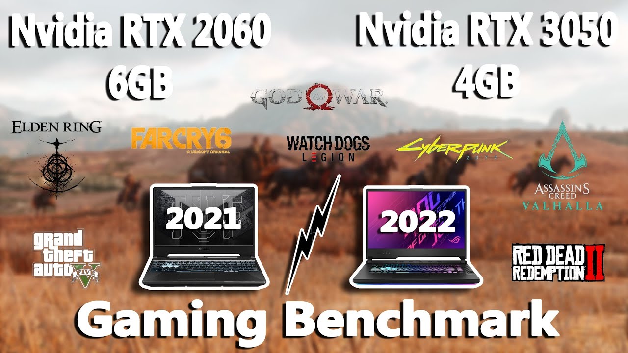 Nvidia RTX 2060 vs RTX 3050 Gaming Benchmark Test | #ryzen7  4800h vs 6800h | @StealthGamerSG