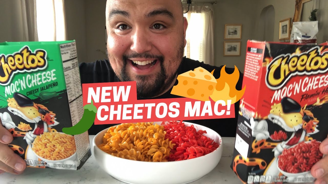 NEW Cheeto’s Mac ‘N Cheese 🧀 Cheesy Jalapeño + Flaming Hot 🔥 Mukbang