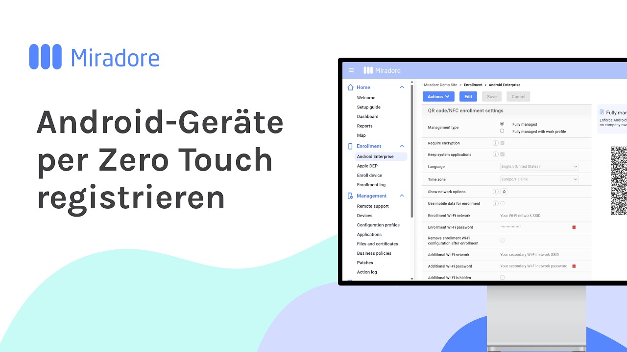Android-Geräte per Zero Touch registrieren | Miradore MDM-Anleitungen
