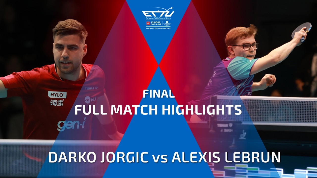 DARKO JORGIC vs ALEXIS LEBRUN FULL HIGHLIGHTS | CCB EUROPE TOP 16 CUP | FINAL
