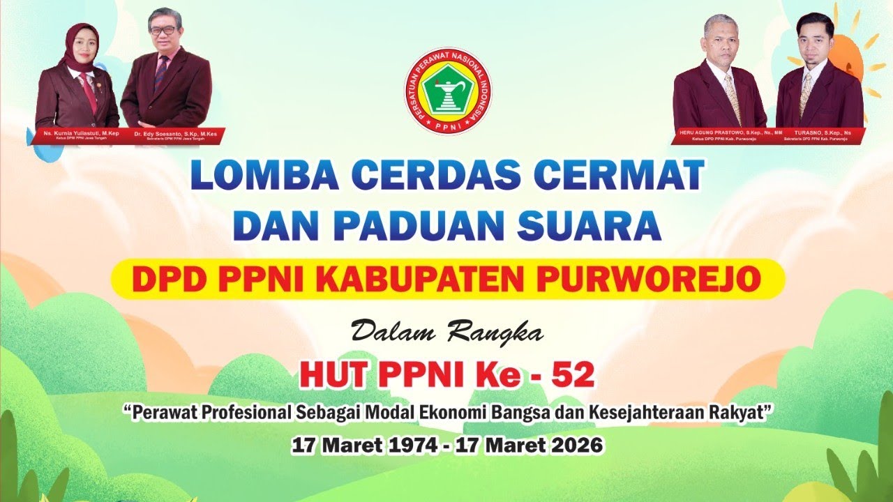 Lomba Cerdas Cermat dalam rangka HUT PPNI Ke-52 DPD PPNI Kab. Purworejo