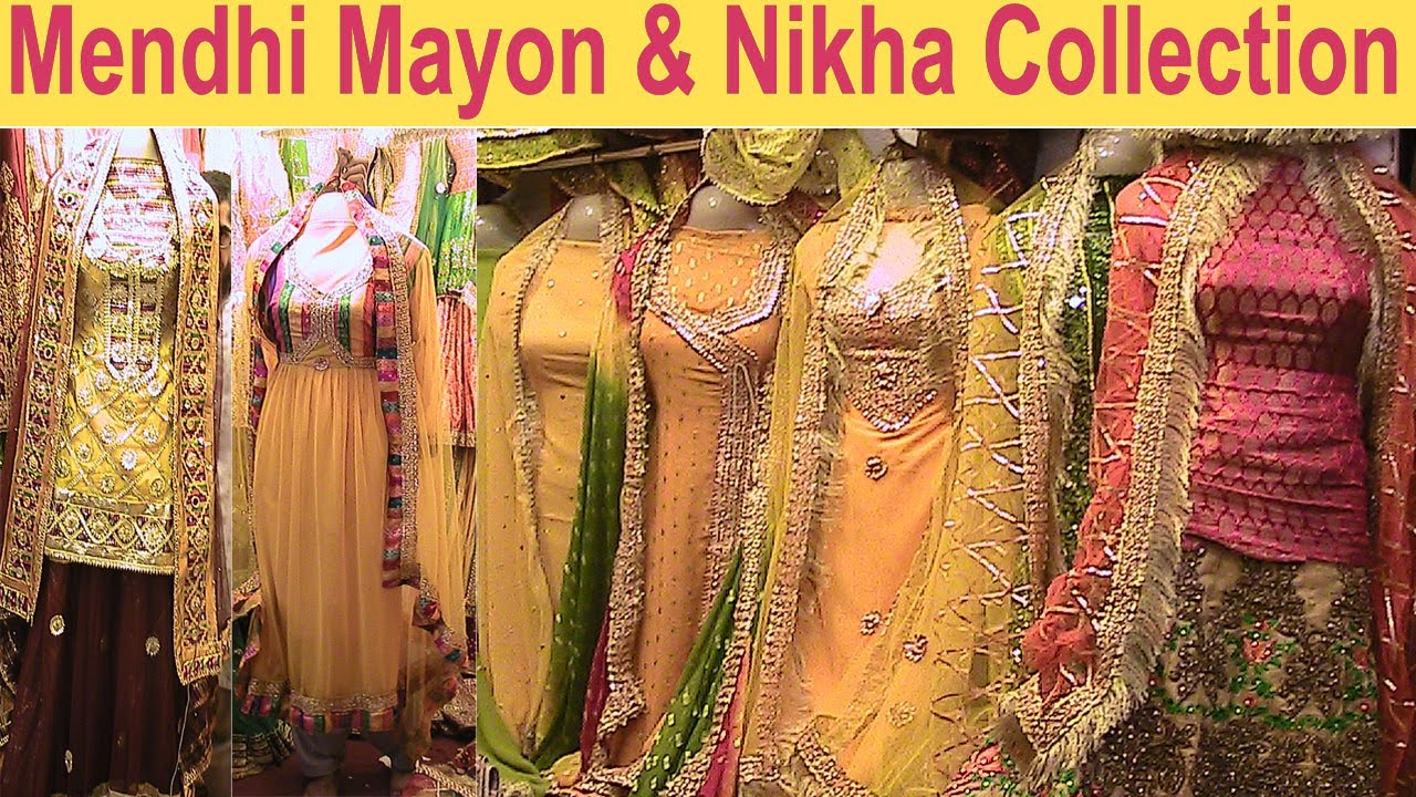 Mendhi,Mayon & Nikha Collection || Tariq Road Karachi || Online Shopping