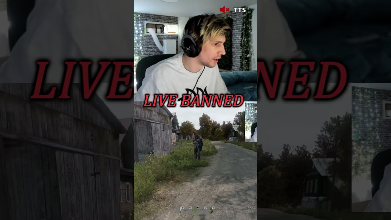 XQC LIVE BANNED in Dayz