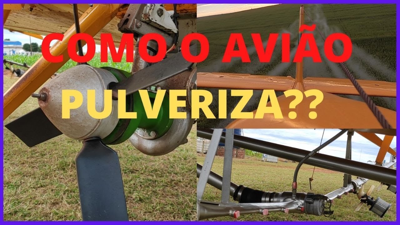 🔴COMO FUNCIONA O SISTEMA  PULVERIZÃO DE UM AVIÃO AGRICOLA ⁉ | EP019