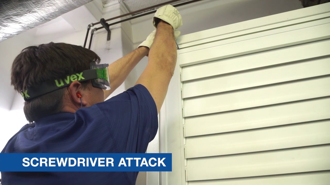 Trellidor Security Shutter Attack Test