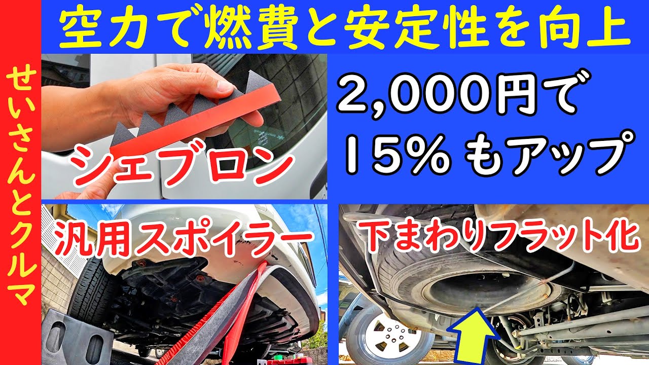 【燃費向上第1弾】プロボックスの走りが安定して燃費が15%も向上！DIY初心者にもできるおすすめ空力チューンを紹介するよ