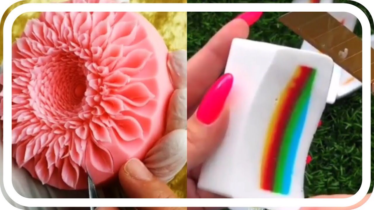 &bull; Soap Carving and Cutting Compilation || Instagram ASMR Videos &bull;
