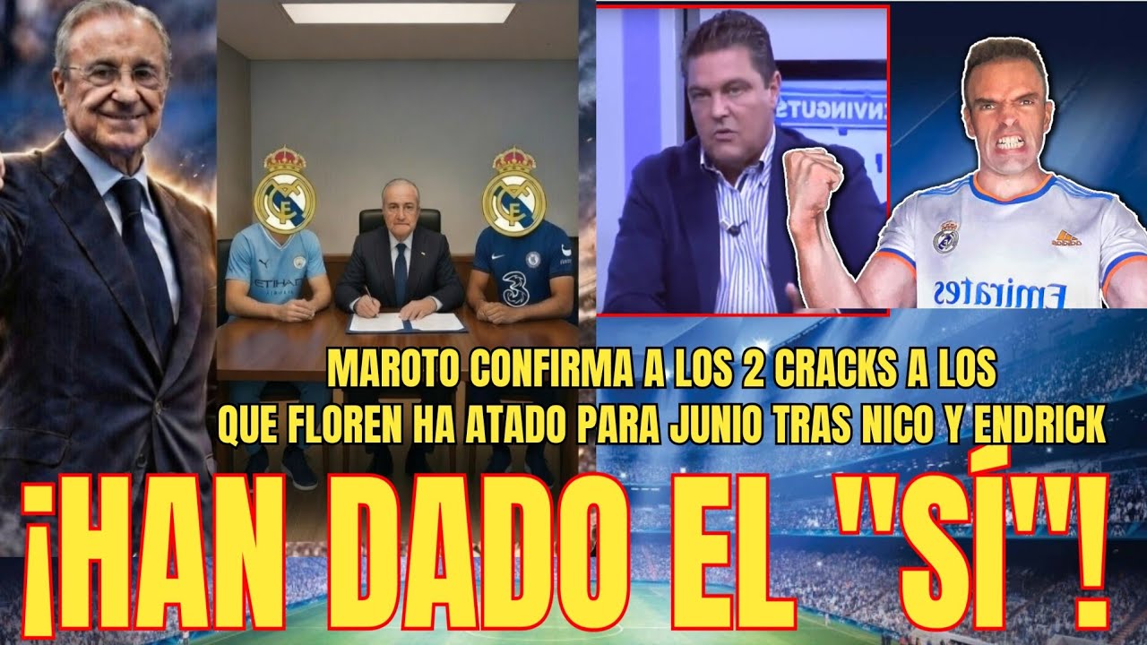 💥HAN DADO EL SÍ | Los 2 cracks que ya tiene ATADOS el R.Madrid | Charlamos con Maroto