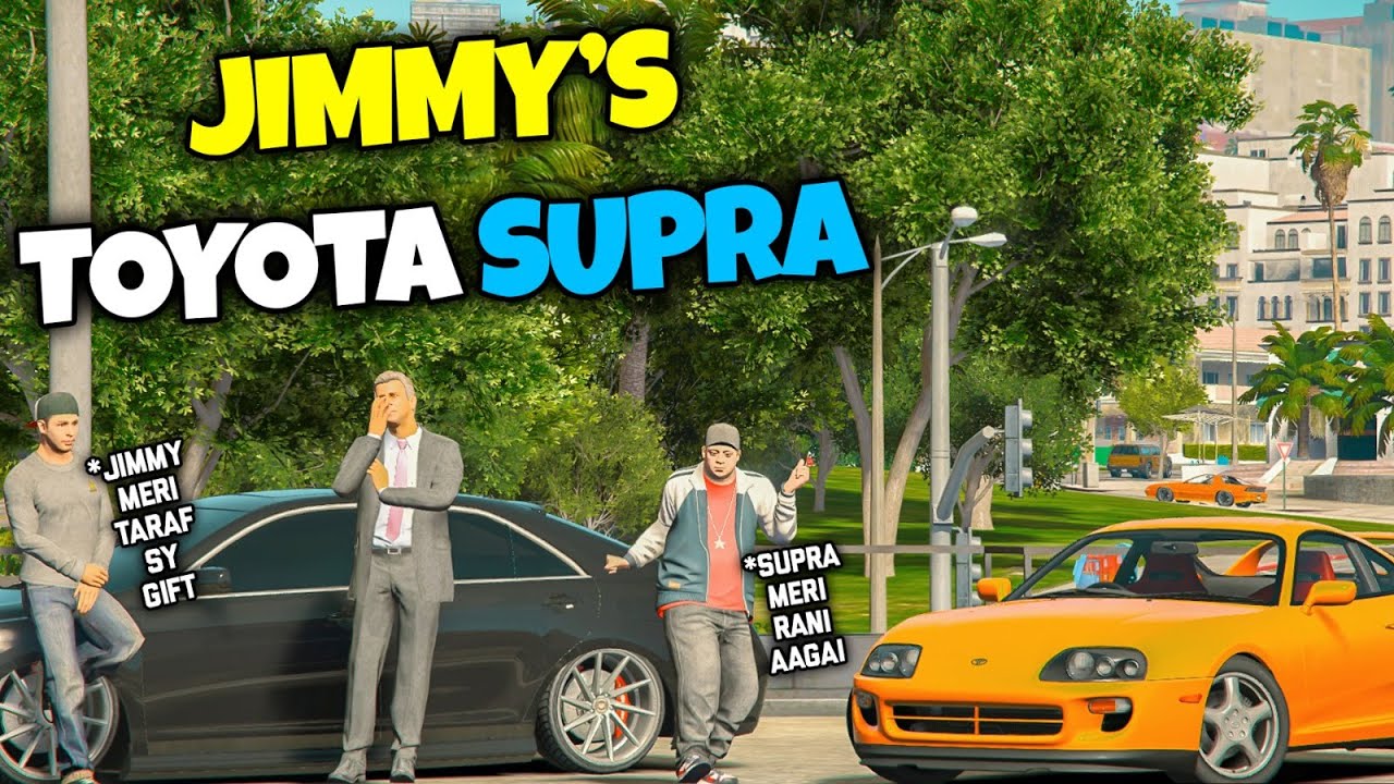 JIMMY'S NEW TOYOTA SUPRA | GIFT FROM ALI BHAI | GTA 5 PAKISTAN