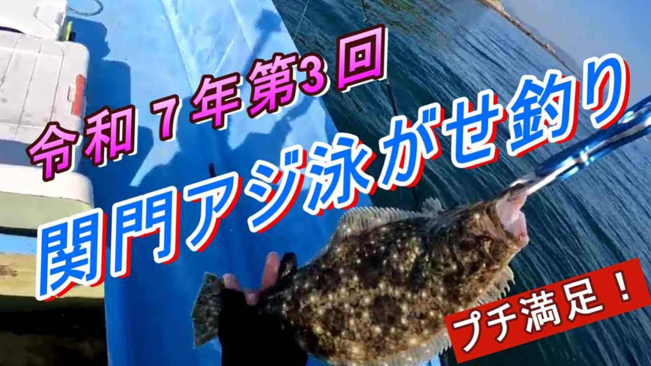 【泳がせ釣り】関門アジ泳がせ釣り  今期3回目  プチ満足！