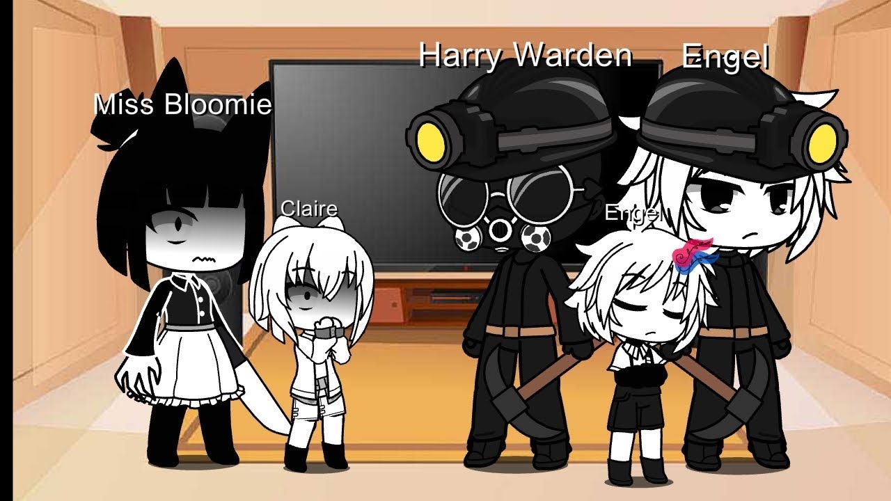 Fpe react to Engel/Harry Warden my bloody Valentine gacha life 