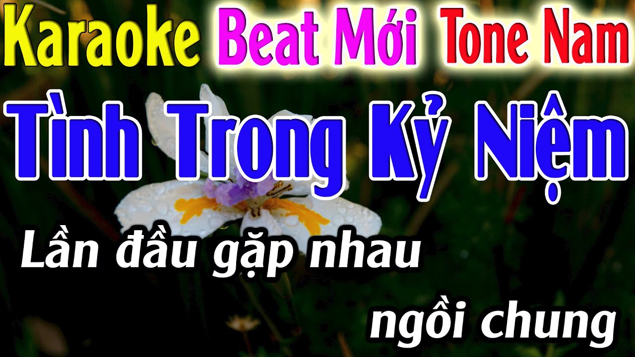 Tình Trong Kỷ Niệm Karaoke Tone Nam Karaoke Hải Nhạc Sống - Beat Mới