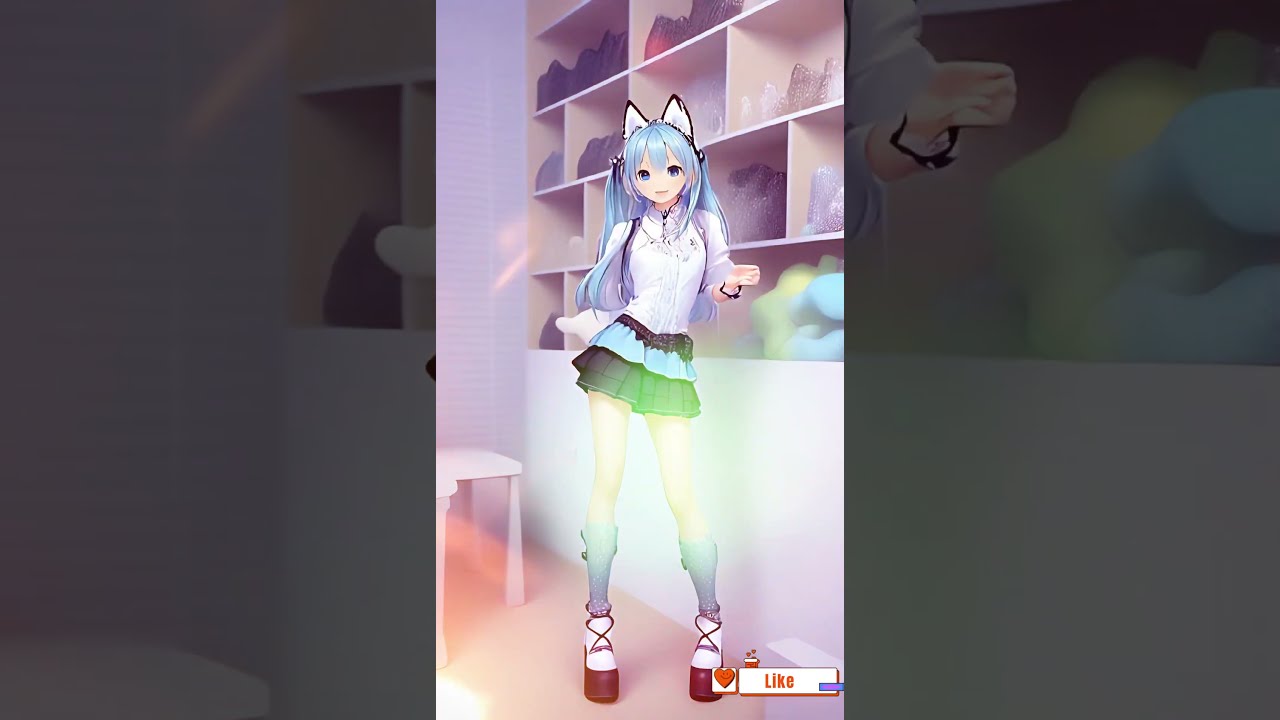 Girl dance anime 9 #aigirl #aianimation #aianime #aidance #dance #anime #genshinimpact #kpopaicover