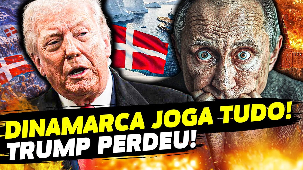 😱 Dinamarca joga CARTA MORTAL! Groenlândia ESCAPA de Trump sem a OTAN!