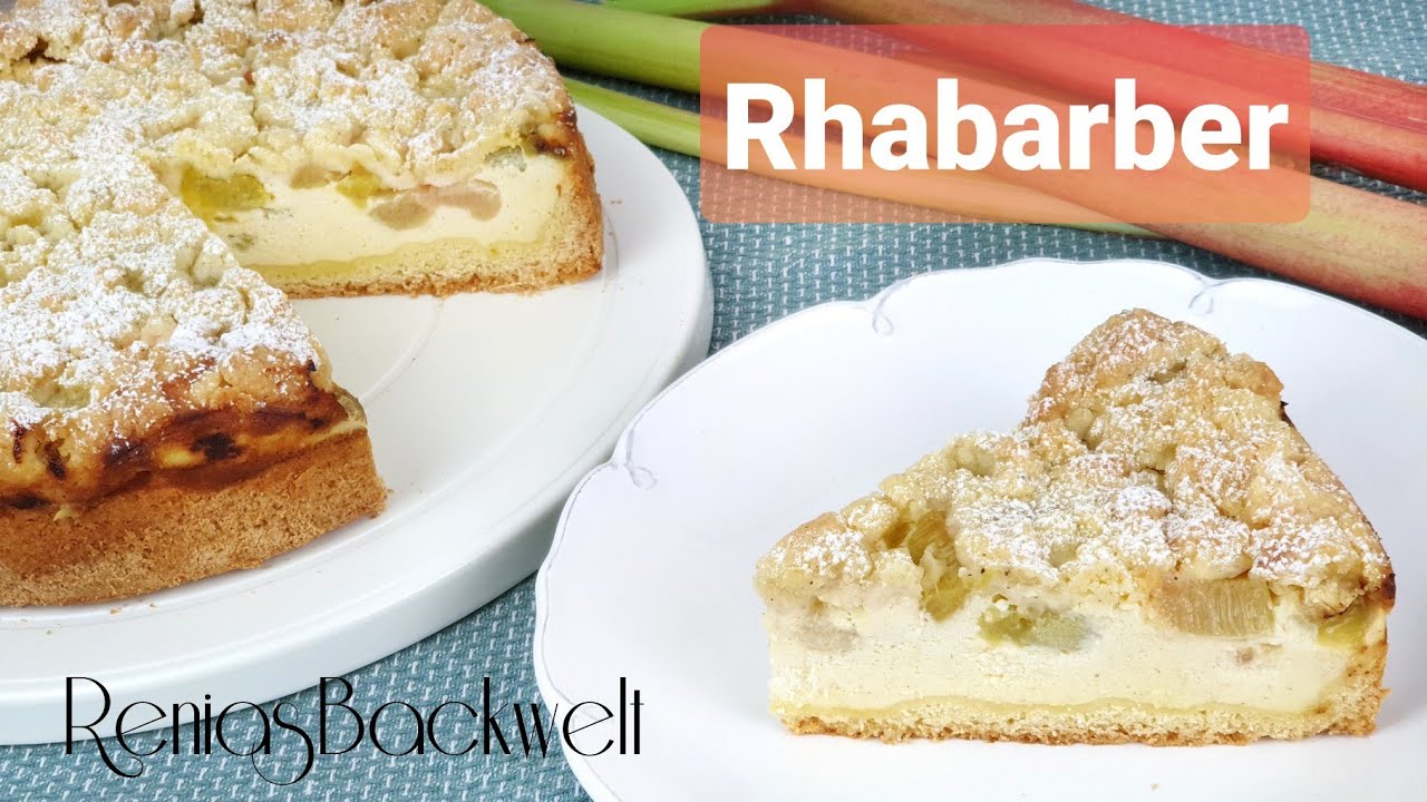 Rhabarberkuchen mit Schmand & Streusel, Traum-Kombi ❤️