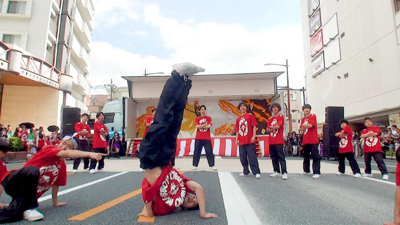 スタジオMJ with 九州男児新鮮組 第52回水の祭典 久留米まつり 六ツ門南会場　固定カメラ 暫定版