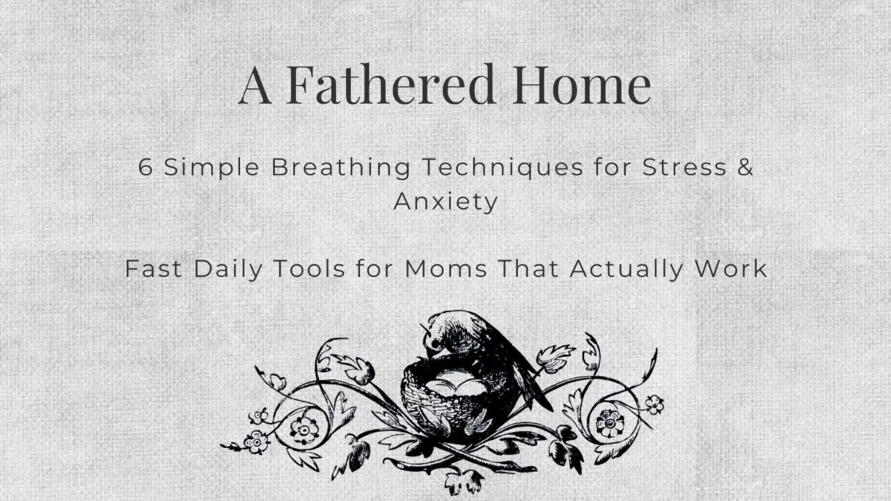6 Simple Breathing Techniques for Stress & Anxiety | Daily Tools for Moms That Actually Work | Ep 7