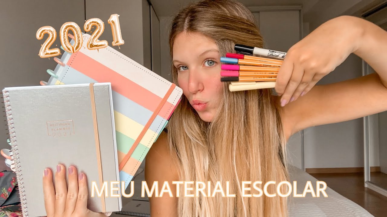 MEU MATERIAL ESCOLAR 2021 /último ano:(