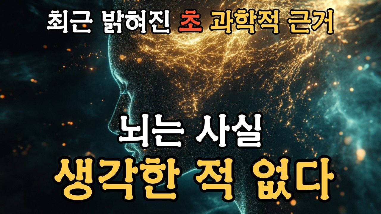 뇌는 생각하지 않는다. 하지만 상상은 현실이 된다 | 당신이 우주다