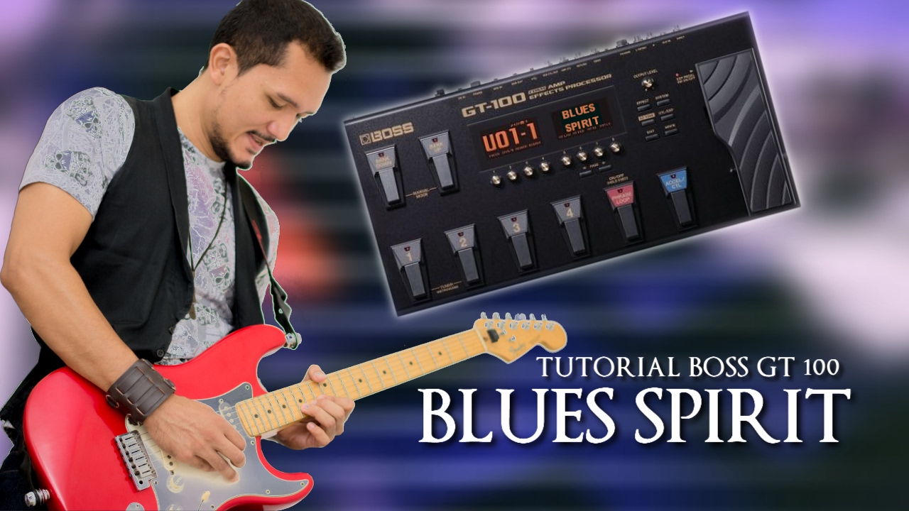TIMBRES NA GT100 - BLUES SPIRIT - JACKSON PASTANA