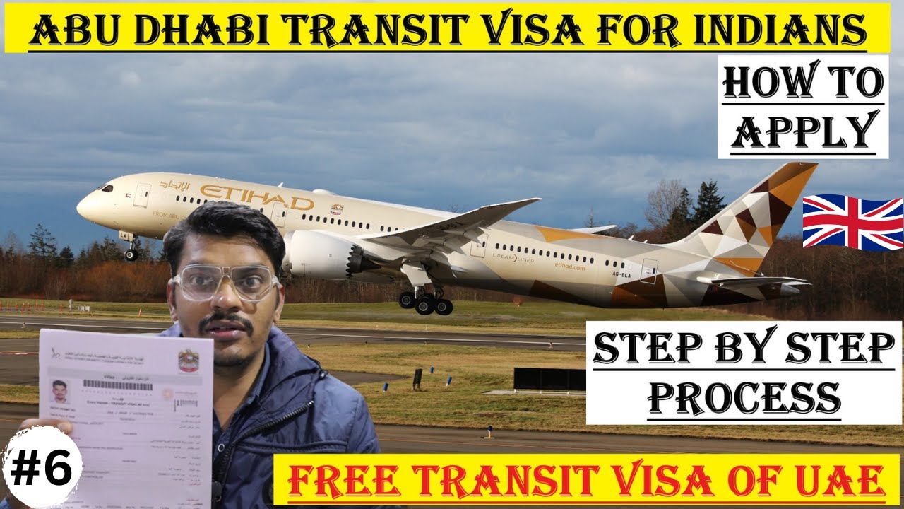 🇦🇪 How to apply free transit visa of Abu Dhabi UAE ? | Abu Dhabi Transit Visa for Indians 🇬🇧