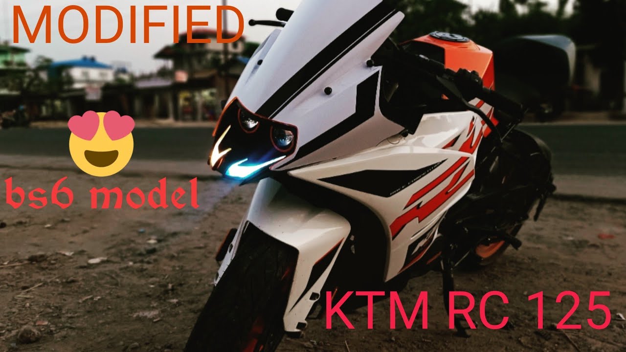 KTM RC MODIFIED 125 CC BS6 model