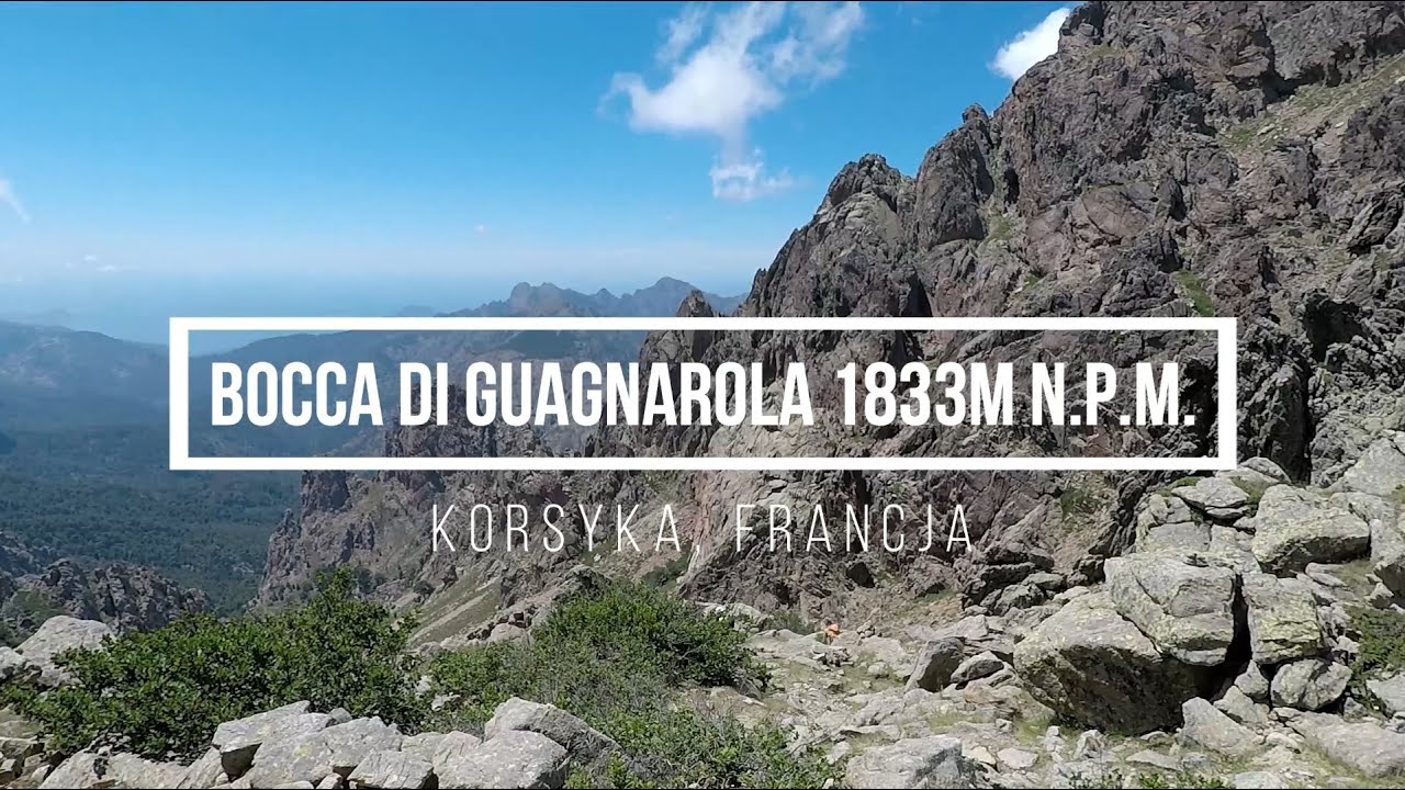 Bocca di Guagnarola 1833m n.p.m. Korsyka, Francja