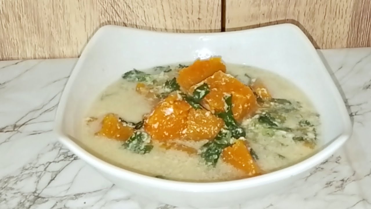 Sayur labu kuning daun kemangi 