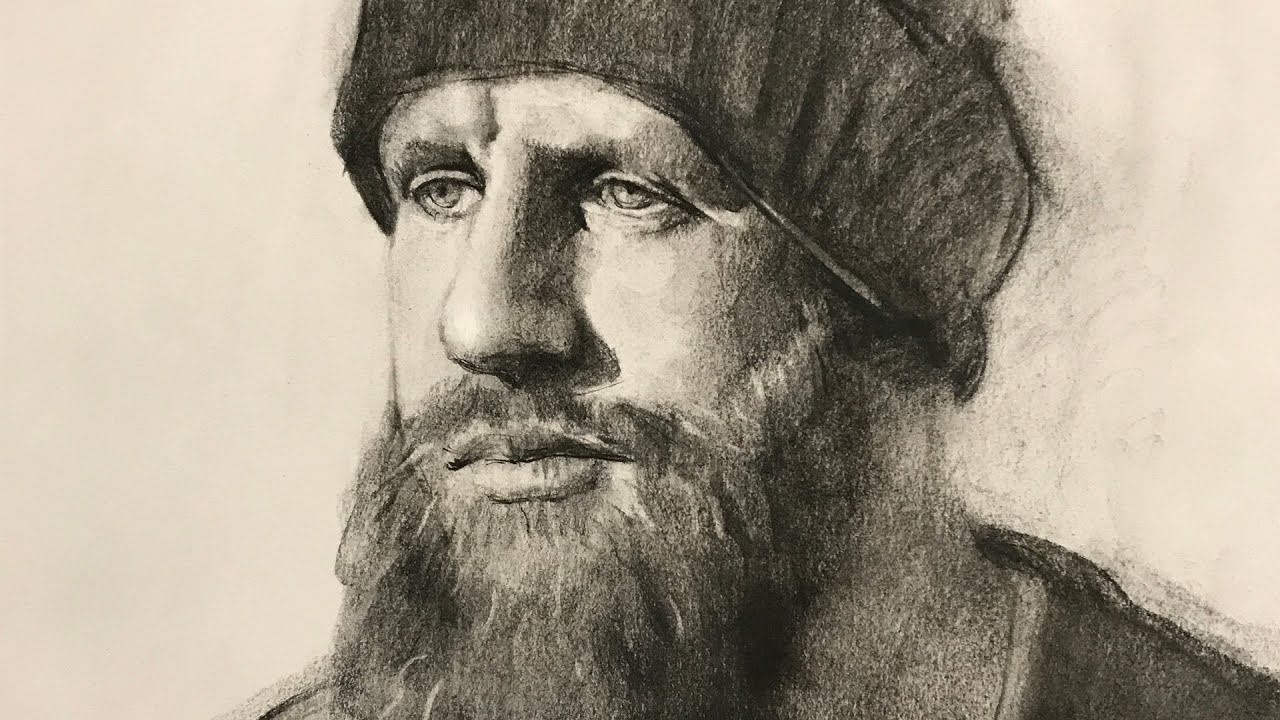 Drawing a Portrait in Charcoal - Local Colors