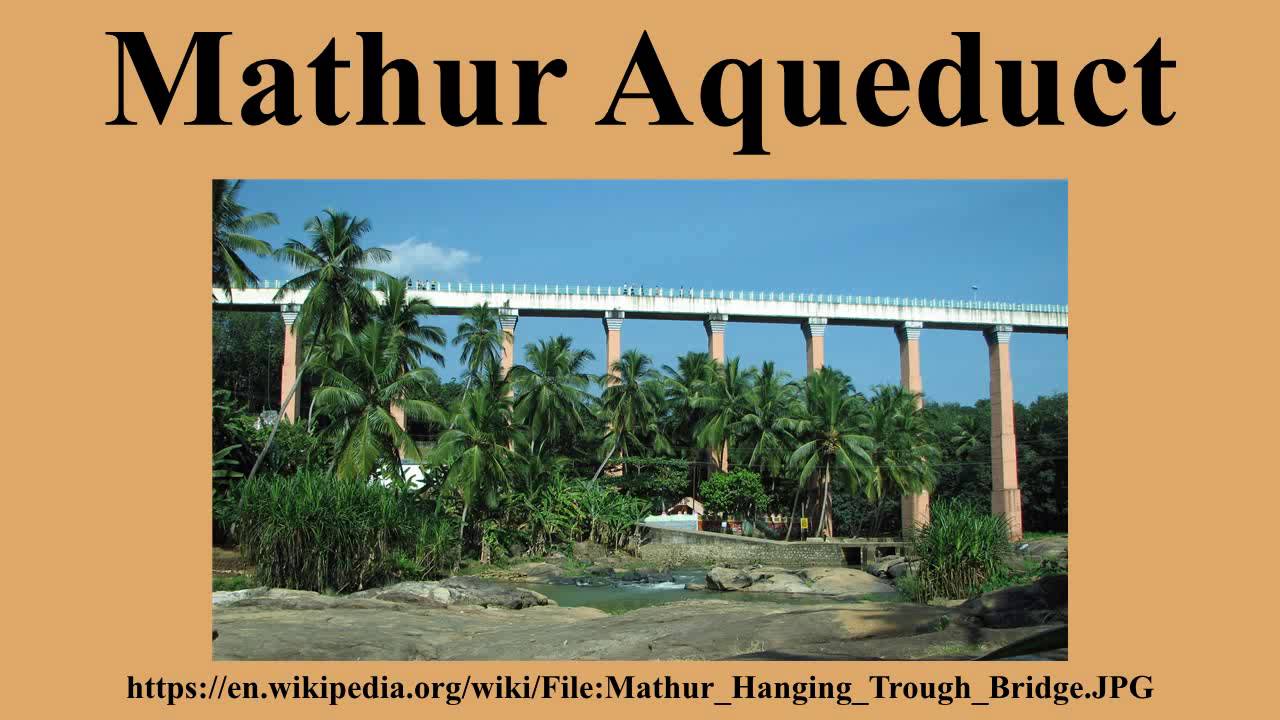 Mathur Aqueduct