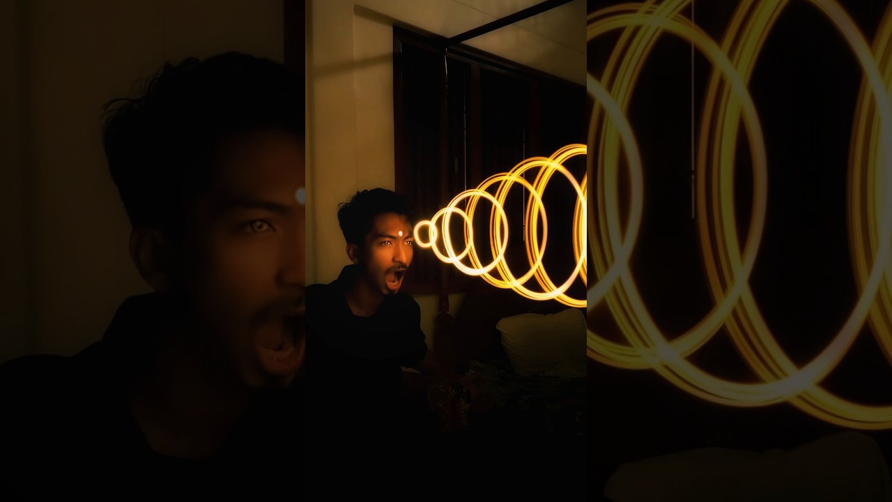 Creative photography ideas using fairy lights | #viral #shorts #trending