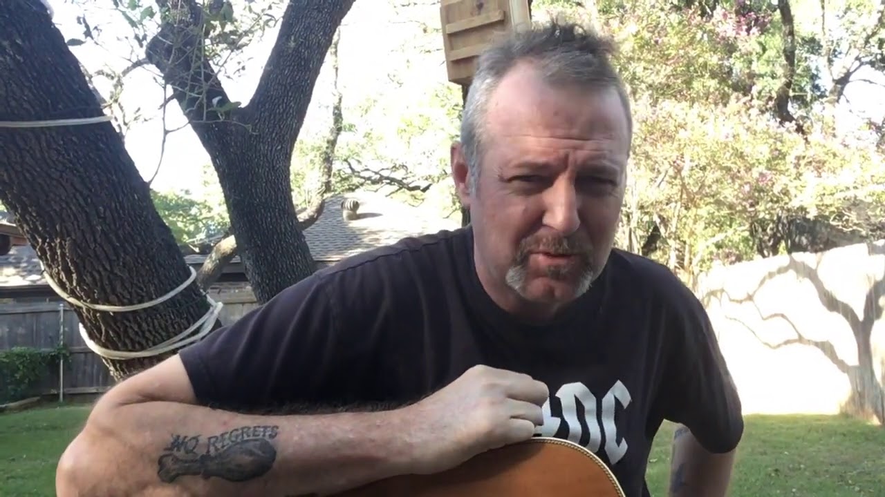 Scott H. Biram performs his original BROKE ASS from his back porch in Austin TX!
