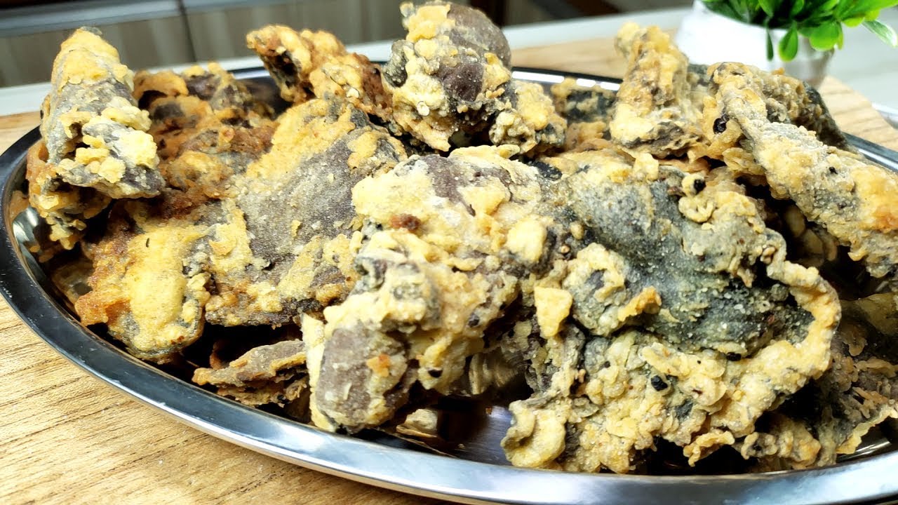 TERNYATA HANYA PAKAI 1 TEPUNG ...! BAHAN 5000an ini jadi LAUK KRISPI SUPER ENAK - RESEP JAMUR KUPING