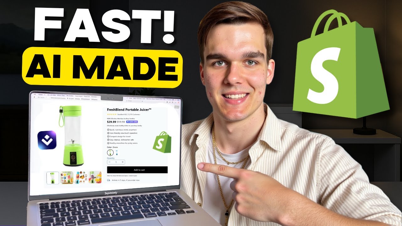 How to Make a Shopify Store with AI in 2025 | FAST & Easy Tutorial